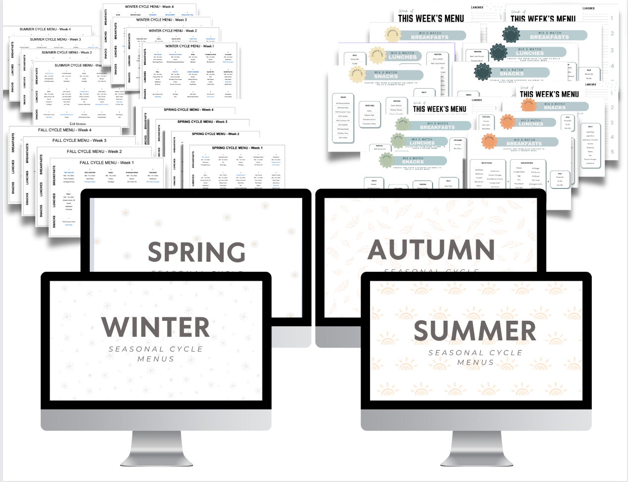 Cycle Menus: All-Season Bundle